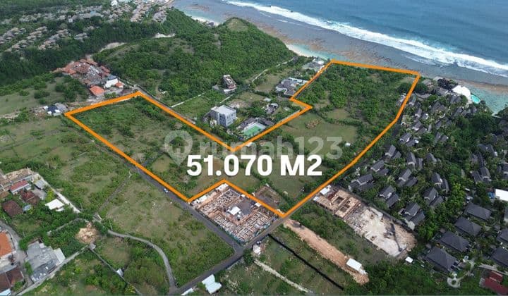 Cliftop Land | Freehold | Size 5.1 Ha | Ungasan, Bali