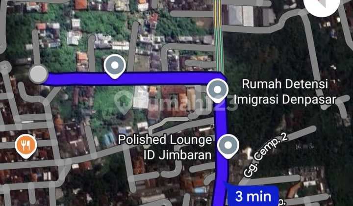 Tanah Jimbaran Belakang Sidewalk Supermarket