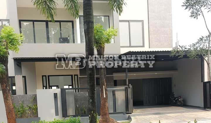 Rumah Baru 2Lt Minimalis Modern Sangat Cantik Siap Huni Row Jalan Lebar di Puspita Loka, BSD