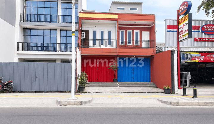 EN: New Premium Ruko for Rent on Pondok Kelapa Raya, East Jakarta, Busy Business Corridor, 2 Floors + Rooftop