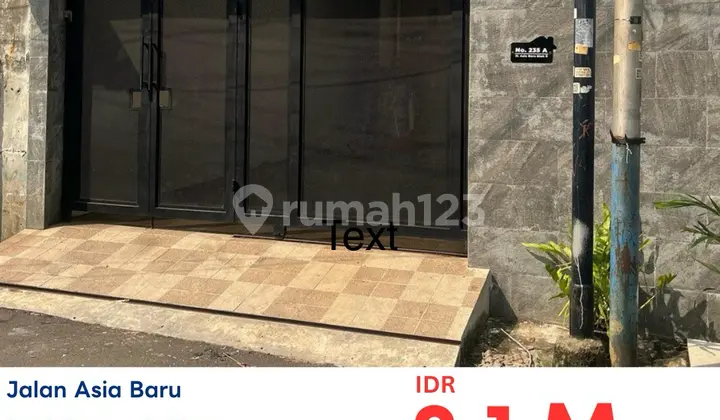 Rumah 2 Lantai, Jual Lelang. Kebun Jeruk, Jakarta Barat.