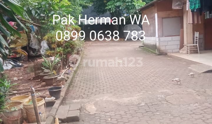 Disewakan Tanah Ada Bangunan Jln Lebar di Pd Pinang Jaksel