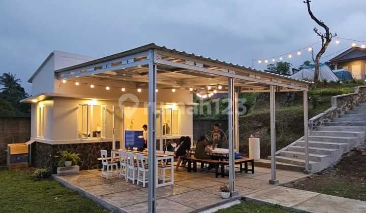 Dijual Villa Kebun Di Caringin, Lt. 3000m View Gunung Salak & Panggrango