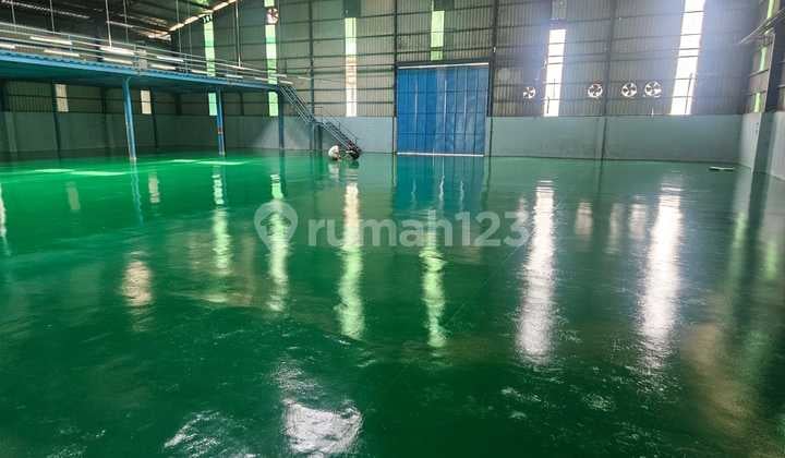 Di Jual Gudang dan Kantor Delta Silicon Siap Pakai Sudah Epoxy
