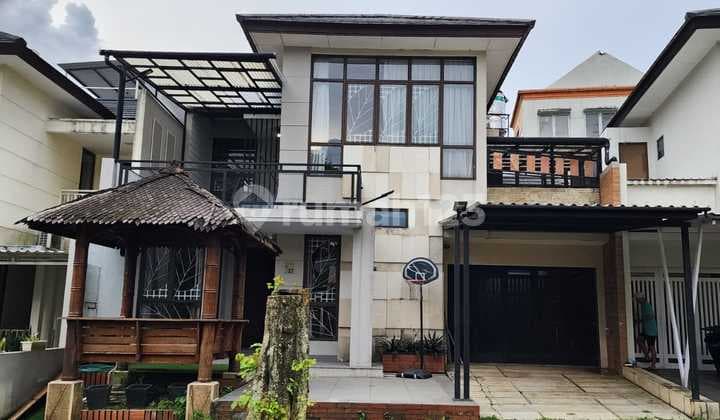 Rumah 2 Lantai Jalan Depan Rumah Lebar di Cluster Atmosphere