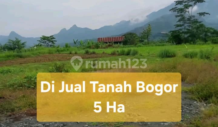 Dijual Tanah Kavling Di Bogor Murah Shm 50000.0 M²