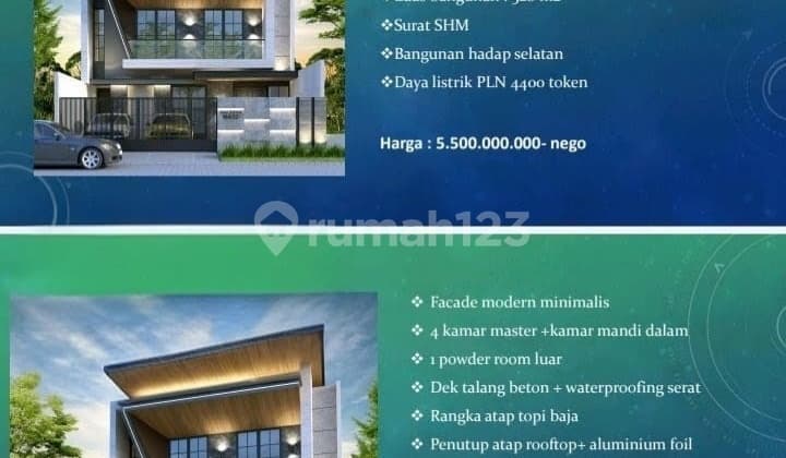 Rumah Baru 2 Lantai, Sandiego Pakuwon City Surabaya Timur, Siap Huni, Property Mewah, Sekurity 24 Jam