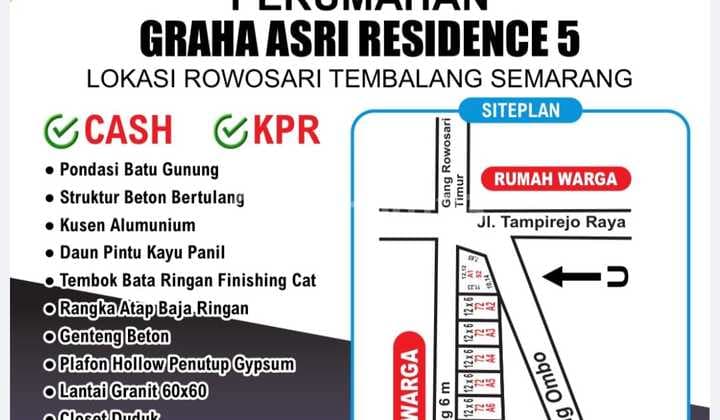 Kavling Siap Bangun Bebas Banjir Termurah