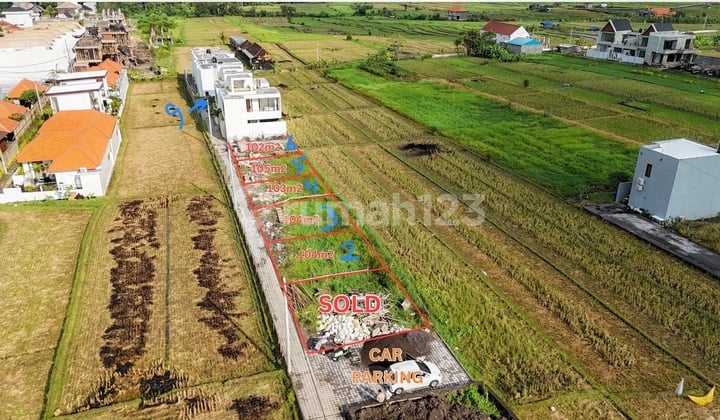 Exclusive Leasehold Villa Plots in Cemagi - Starting from IDR 900 Million | 900 M to Cemagi Beach