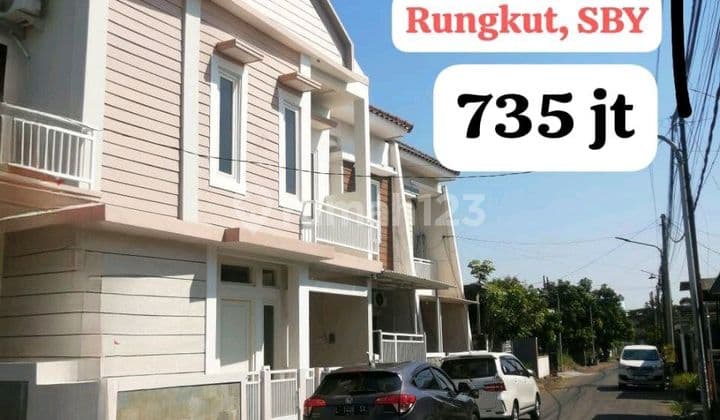 Rumah Baru Gress 2 Lantai Jl.medokan Sawah Timur Surabaya