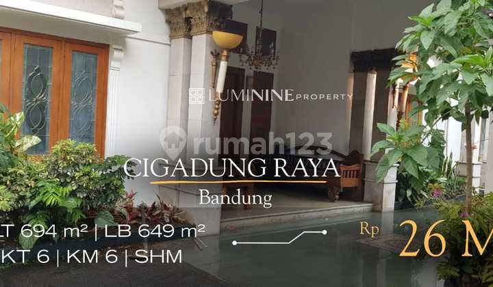 Rumah Dijual Dipinggir Jalan Raya Cigadung, Bandung