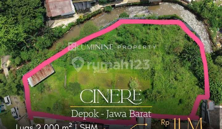 Dijual Kavling Dalam Perumahan Lembah Cinere Indah, Cinere Depok