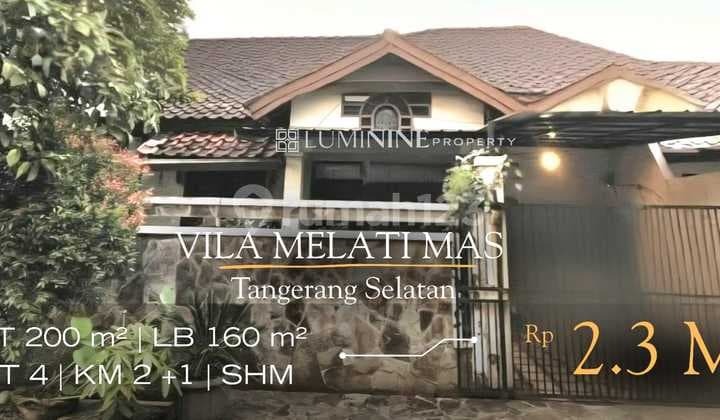 Rumah Dijual di Vila Melati Mas, BSD City