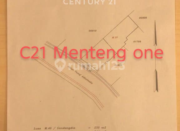 Land Ready to Build in Menteng, Spacious Car Park, Close to Cendana