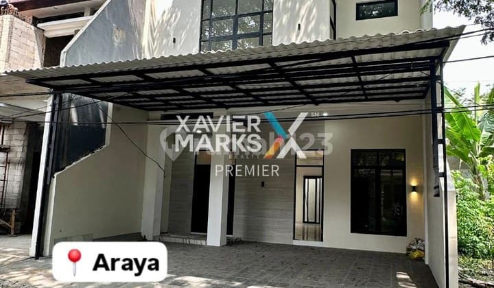 Rumah Baru American Modern 2 Lantai Di Araya Blimbing Malang