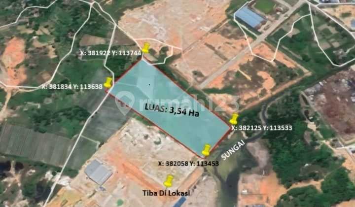 Tanah Kavling Shipyard di Punggur Dekat Pelabuhan Kota Batam