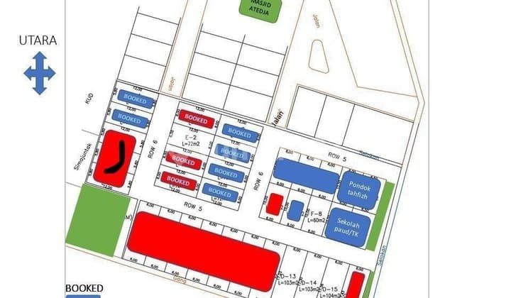 Dijual Tanah Siap Bangun Sisa 1 Kavling Komplek Ateja Regency