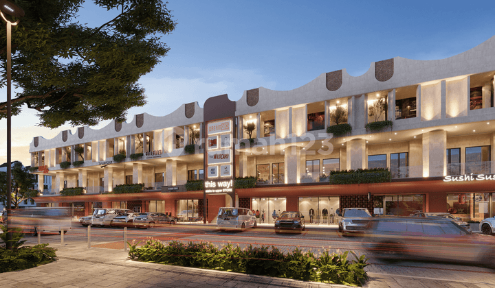 Ruko Premium 3 Lantai (Rooftop) Dalam Kawasan 10 Hektar di Canggu