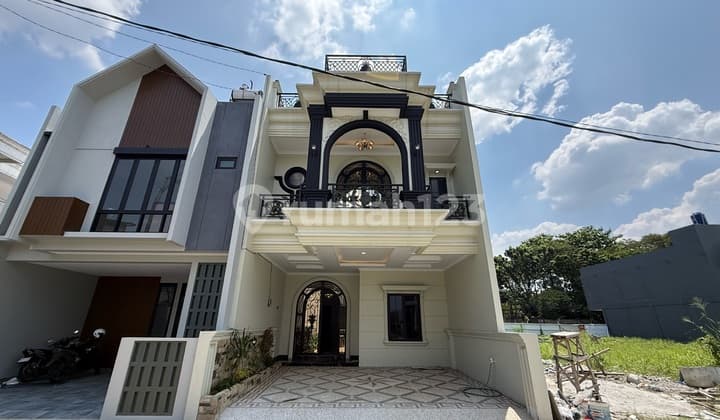 Rumah 3 Lantai Rooftop di Jagakarsa Dekat Aeon Mall Tanjung Barat