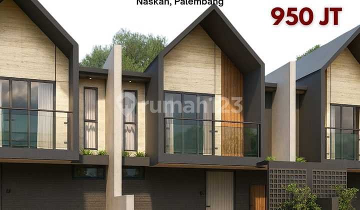 Rumah type 80 2 lantai di naska palembang