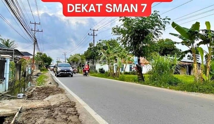 Tanah Strategis Pinggir Jalan Mata Merah Palembang SHM