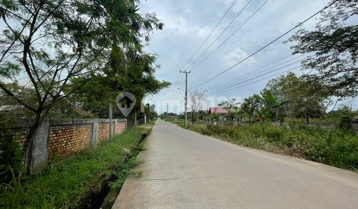 Tanah Pinggir Jalan Sukawinatan Palembang Legalitas SHM