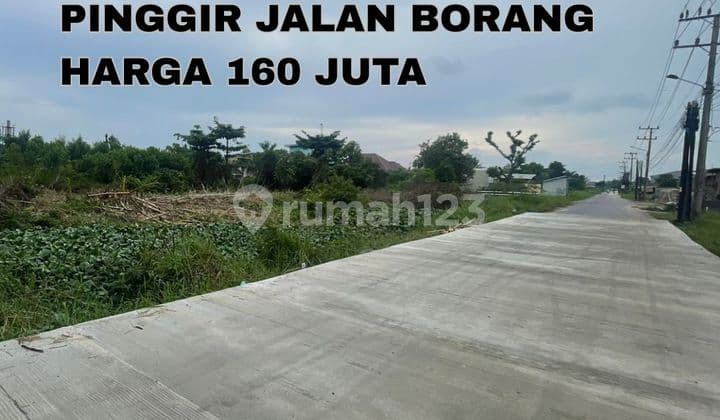 tanah pinggir jalan sematang borang palembang