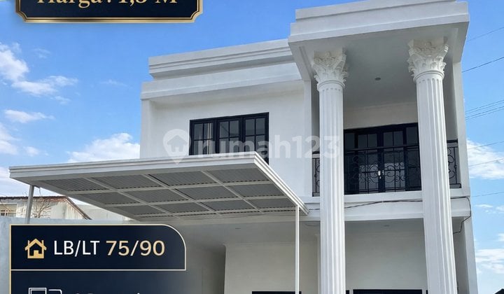 Rumah Eksklusif 2 Lantai di Macan Kumbang 9 Palembang