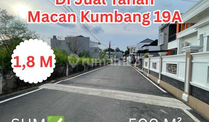 Jual Tanah 500 m² di Kawasan Elite Macan Kumbang - Dekat Unsri & Jl. Soekarno Hatta!