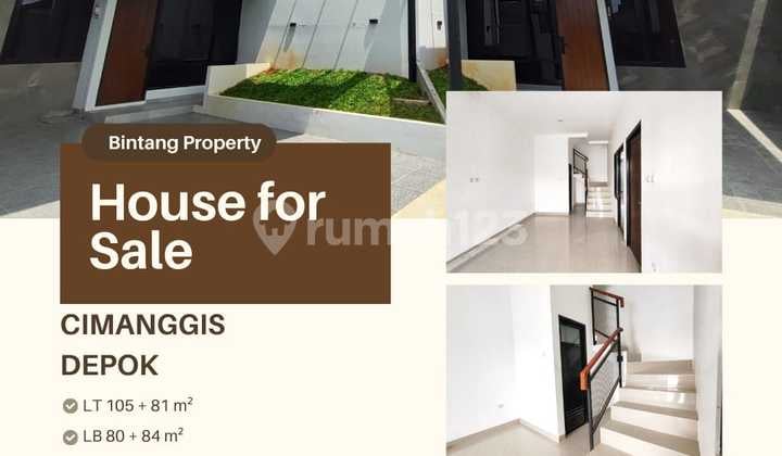 Rumah Sekaligus 2 Unit Di Cimanggis Depok Dekat Tol