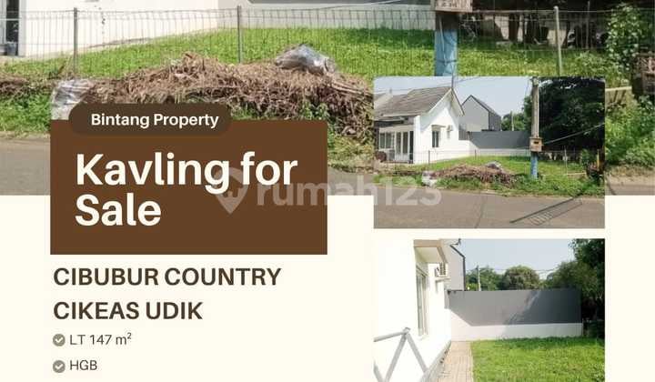 Kavling Dijual Di Cibubur Country Cikeas Hoek Boulevard