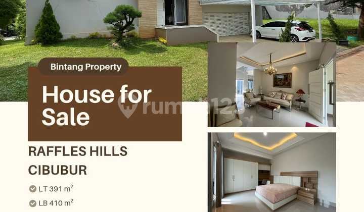 Nice SHM House in Raffles Hills Cibubur Near LRT and Transmart Studio