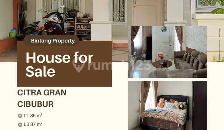 Dijual Rumah di Citra Gran Cibubur Dalam Cluster Favorit Dekat Tol Jatikarya