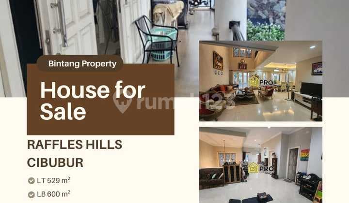 House for Sale in Raffles Hills Cibubur with Swimming Pool