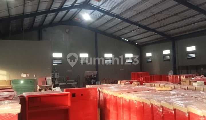 Warehouse in Neglasari Tangerang, Land Area 1,185 sqm, Building Area 1,500 sqm, Price 1 Billion/ Year