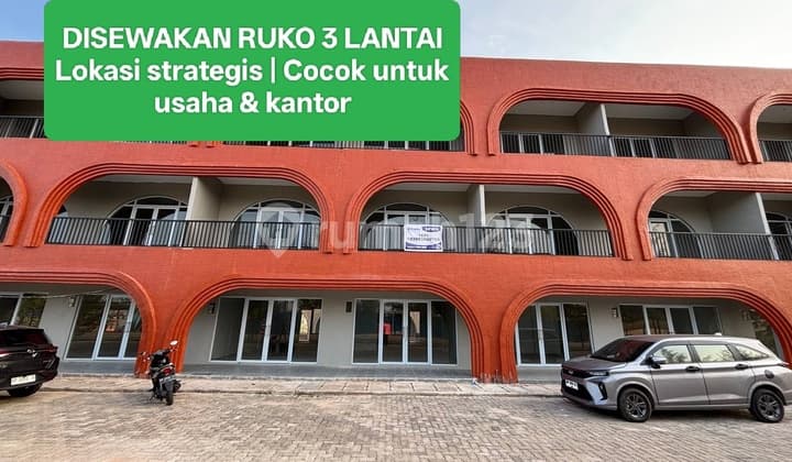 Disewakan Ruko 3 Lantai Pantai Indah Mutiara Batamlokasi Strategis