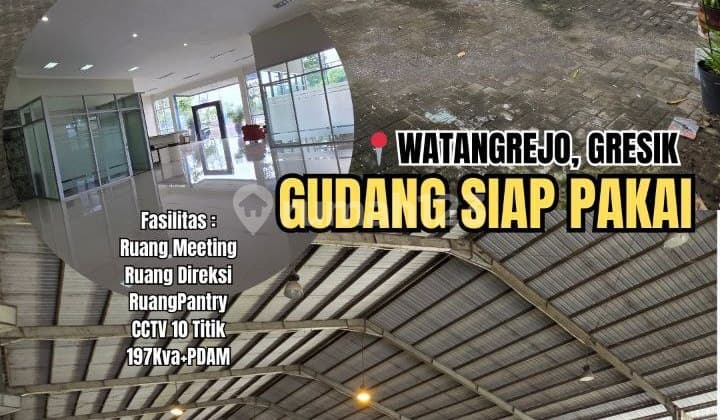 Tev Dijual Gudang Ex Karoseri di Watangrejo Gresik Dekat Tol