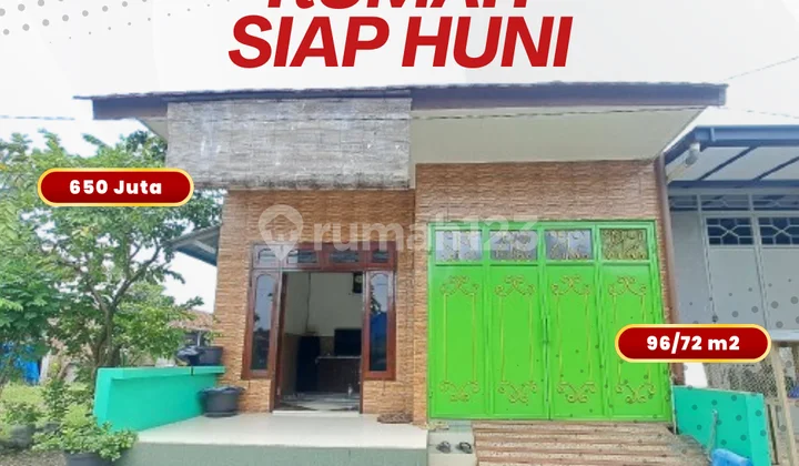 Rumah Siap Huni Bangunan 1 Setengah Lantai bisa Nego