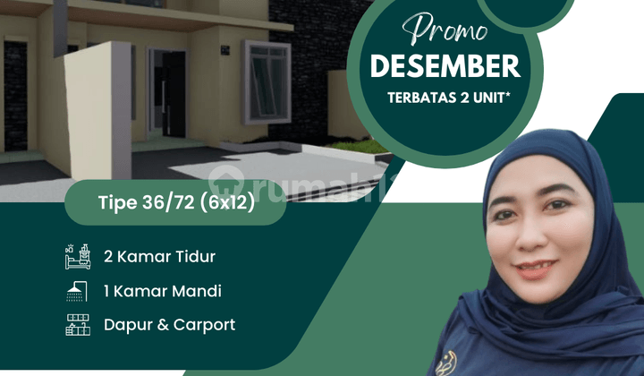 Promo Bulan Desember Rumah Modern Harga Murah Meriah