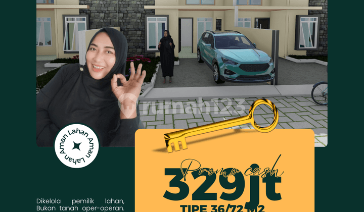 Rumah Baru Lahan Aman Bebas Sengketa Dekat Surabaya