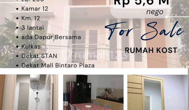 Dijual Rumah.kost Di.bintaro Tangsel Rumah Dijual Rumah.kost Di.bintaro Tangsel Rumah