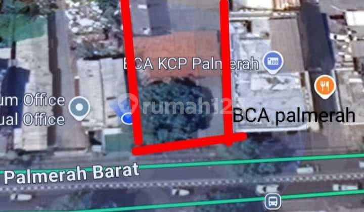 Dijual kavling tanah & rumah tua di Palmerah Lokasi Strategis