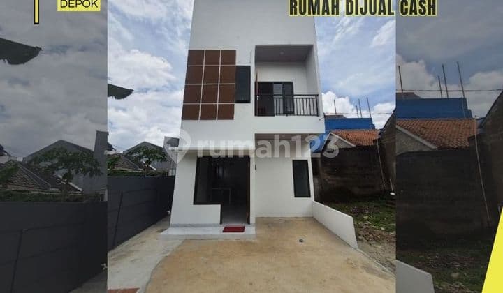 Jual Rumah Cash Murah 2Lt Dkt Tol di Cimanggis Depok 550Jt