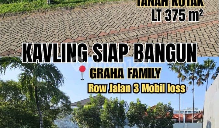 Dijual Kavling Tanah Di Graha Family Blok O