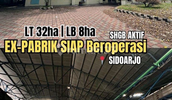 Dijual Pabrik Paving Siap Produksi Ada 2 Bangunan Di 30 Meter Jalan Propinsi