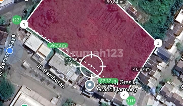 Jalan Diponegoro Kebomas Gresik Land