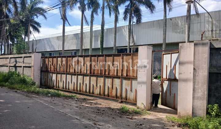 Cirarab - Pabrik dengan Luas 19070M Letak Strategis Cocok untuk Investasi Cashonly