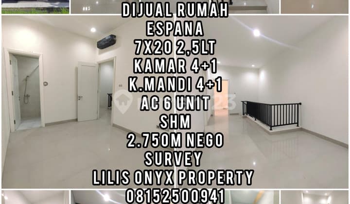 Dijual Rumah 2.5 LT Siap Huni Espana Tanjung Bunga