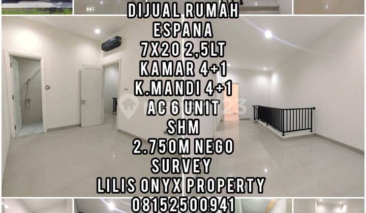 Dijual Rumah 2.5 LT Siap Huni Espana Tanjung Bunga