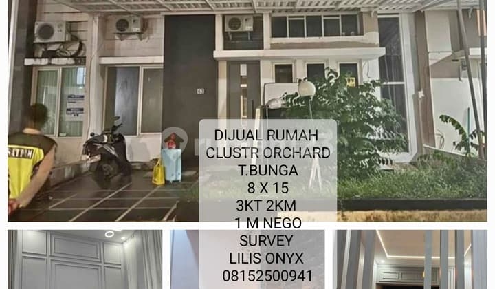 Dijual Rumah Cluster Orchardtanjung Bunga